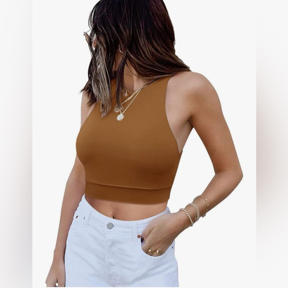 Brown Tank Top
